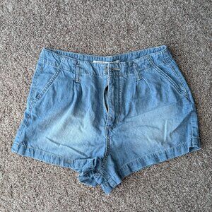 Medium Wash Denim Shorts